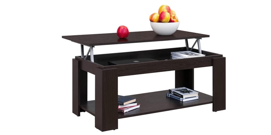 Comprar mesa de centro elevable wengue en Amazon